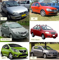 Barina identification chart